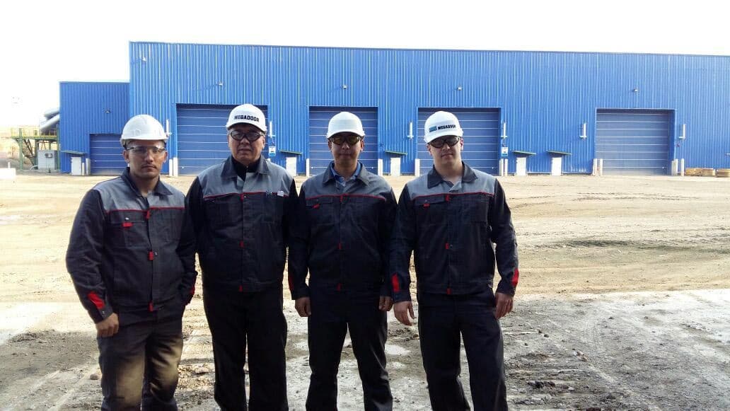 Завершено сервисное обслуживание ворот MEGADOOR на севере Республики Казахстан